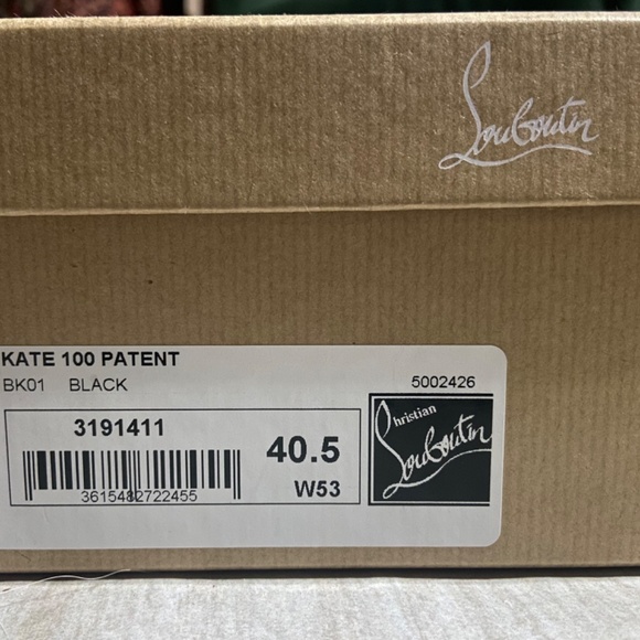 Christian Louboutin Black Kate Heels - Size 40.5  ***Only Worn Once!*** - Picture 11 of 12